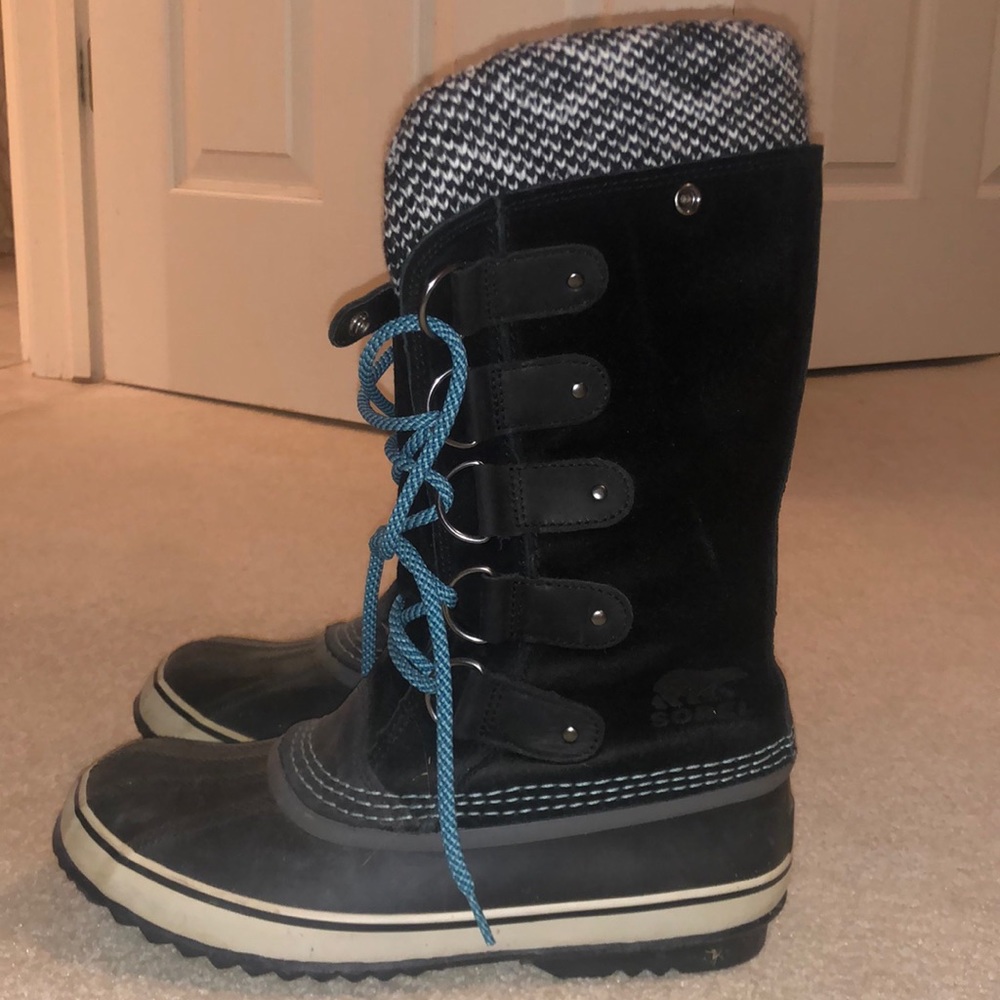 RARE Sorel Womens Knit Joan of Arctic Winter Boots